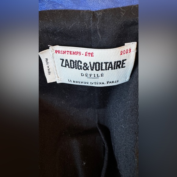 Zadig & Voltaire designer leather jacket, immaculate condition. - Picture 7 of 11